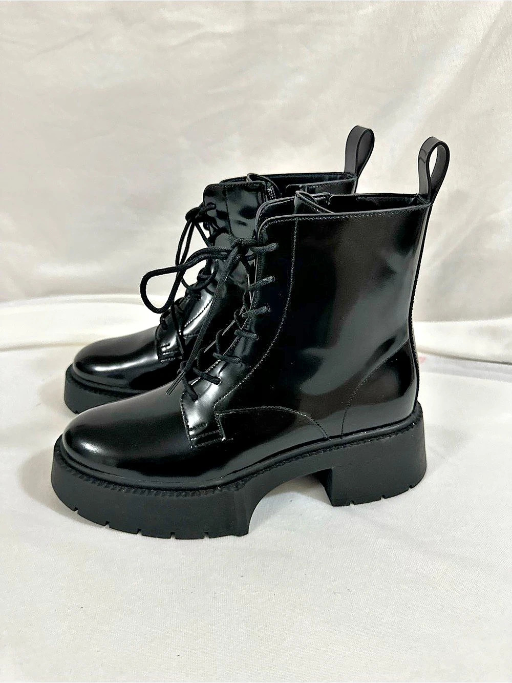 Coach Combat boot Women's Black Combat Boots US 8B Like New